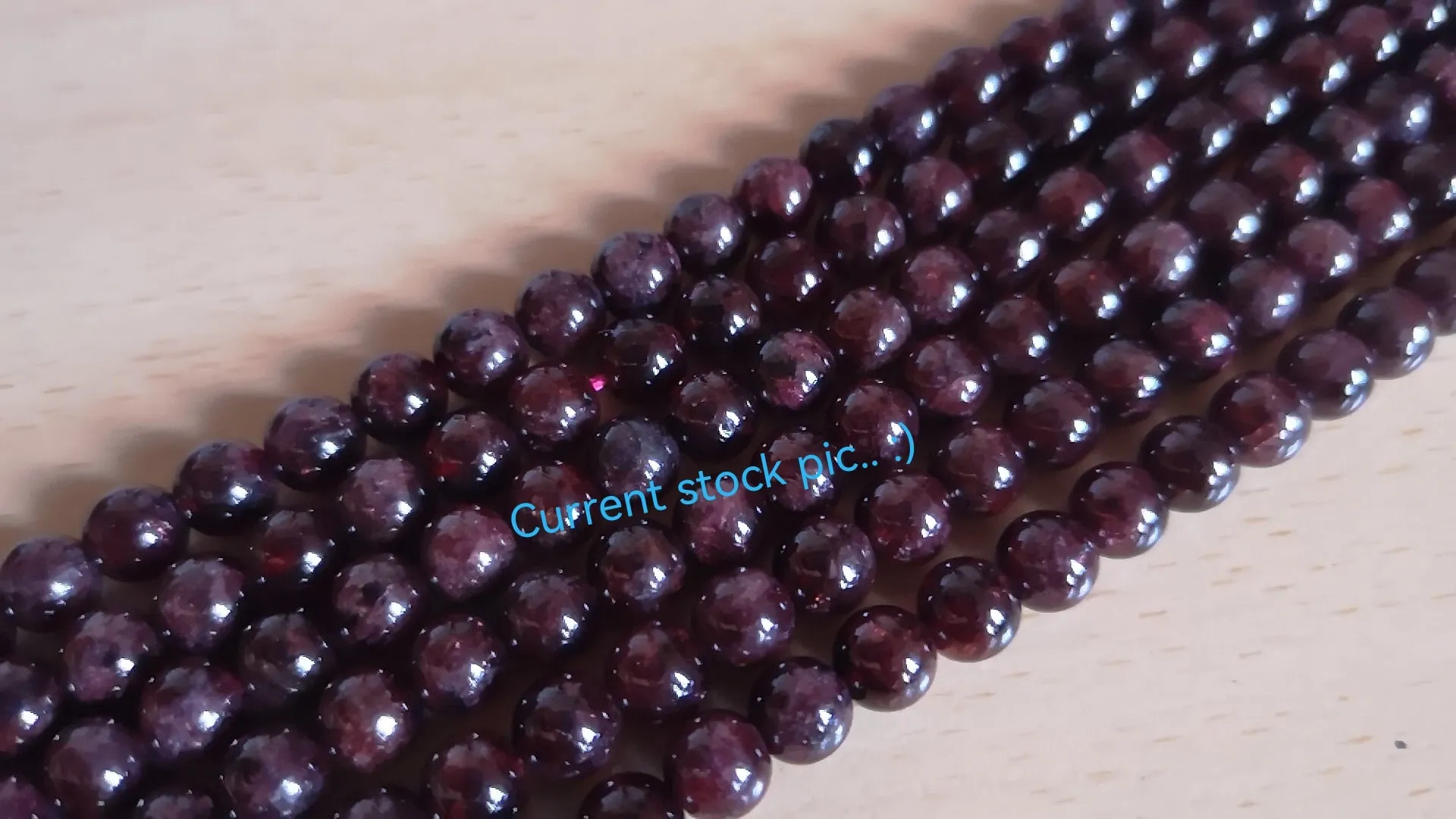 108 Bead Mala Bracelet/Necklace in Red Garnet