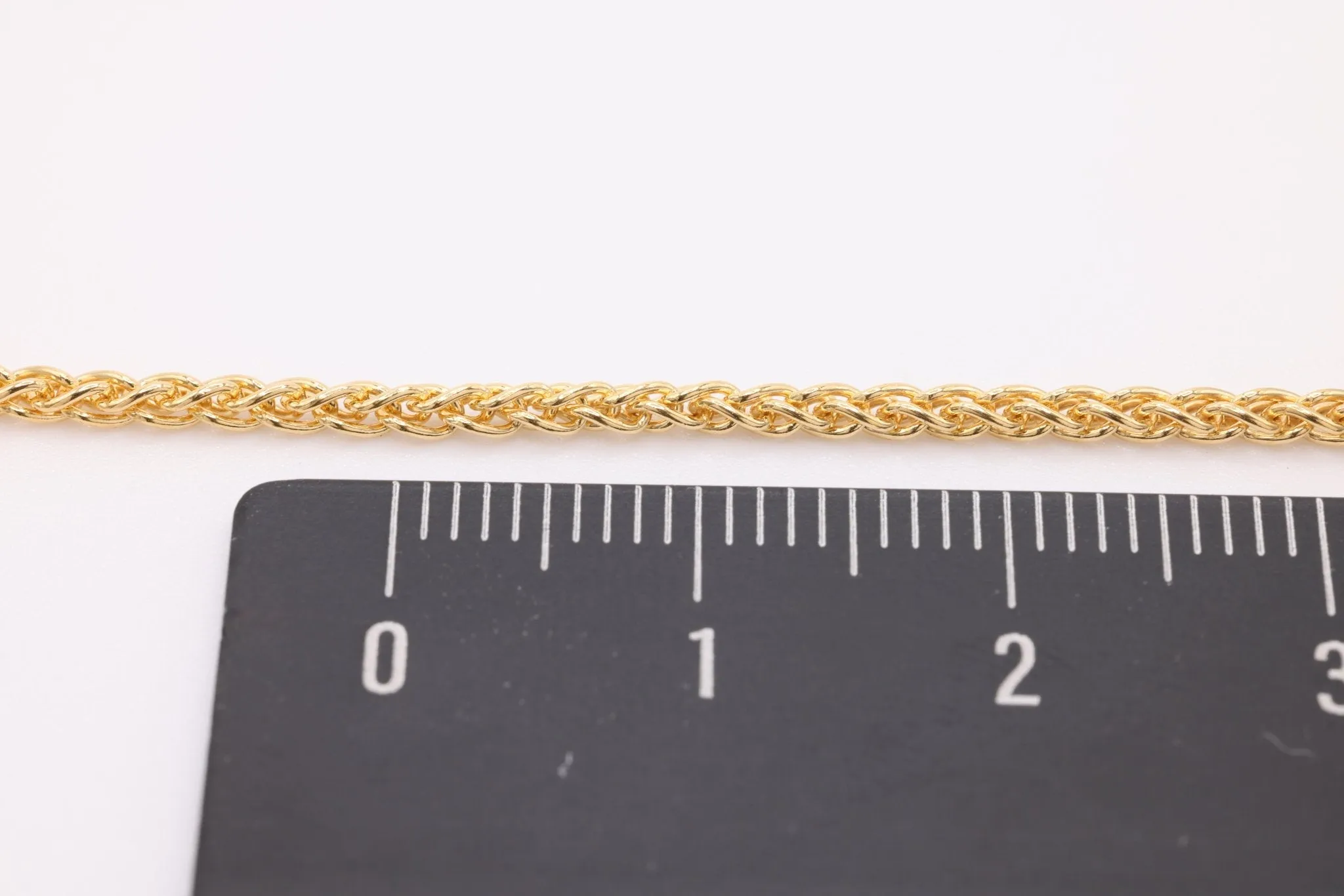 14K Gold-Filled 1.8mm Wheat Chain, Wholesale Jewelry Making Wheat Chain