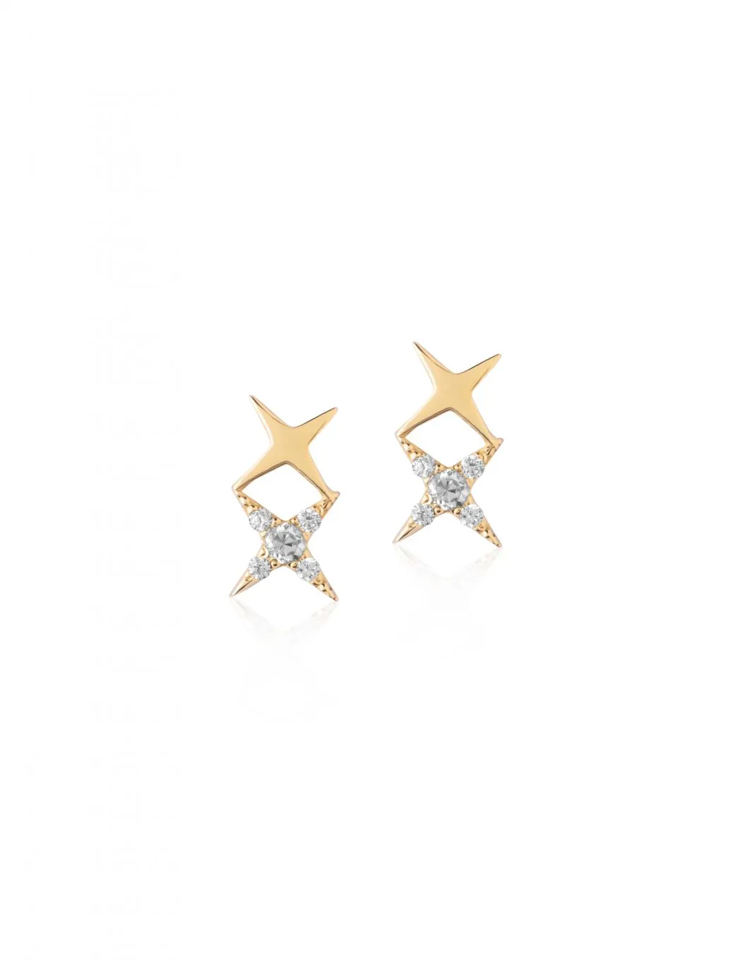 18K Gold Celestial Spark Earrings