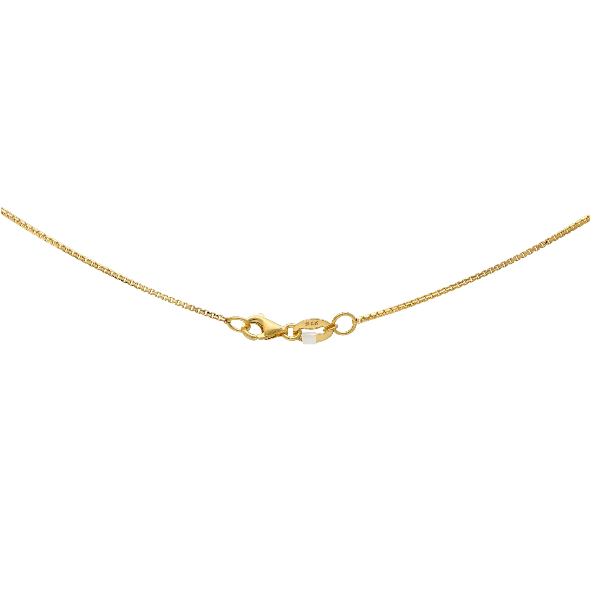 22K Multi-Tone Gold Beaded Chain (16.8gm)