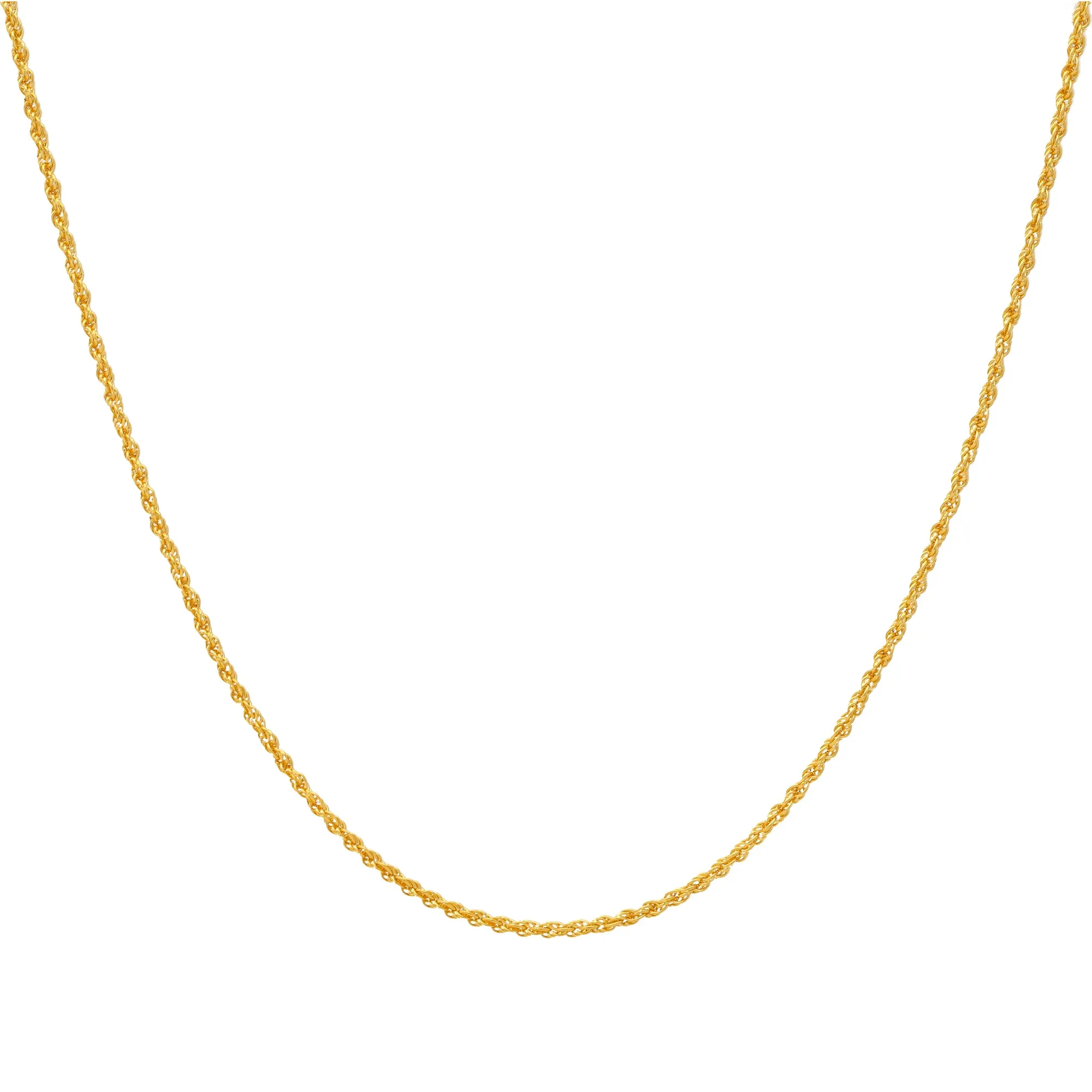 22K Yellow Gold 3mm Rope Chain (71.8gm)