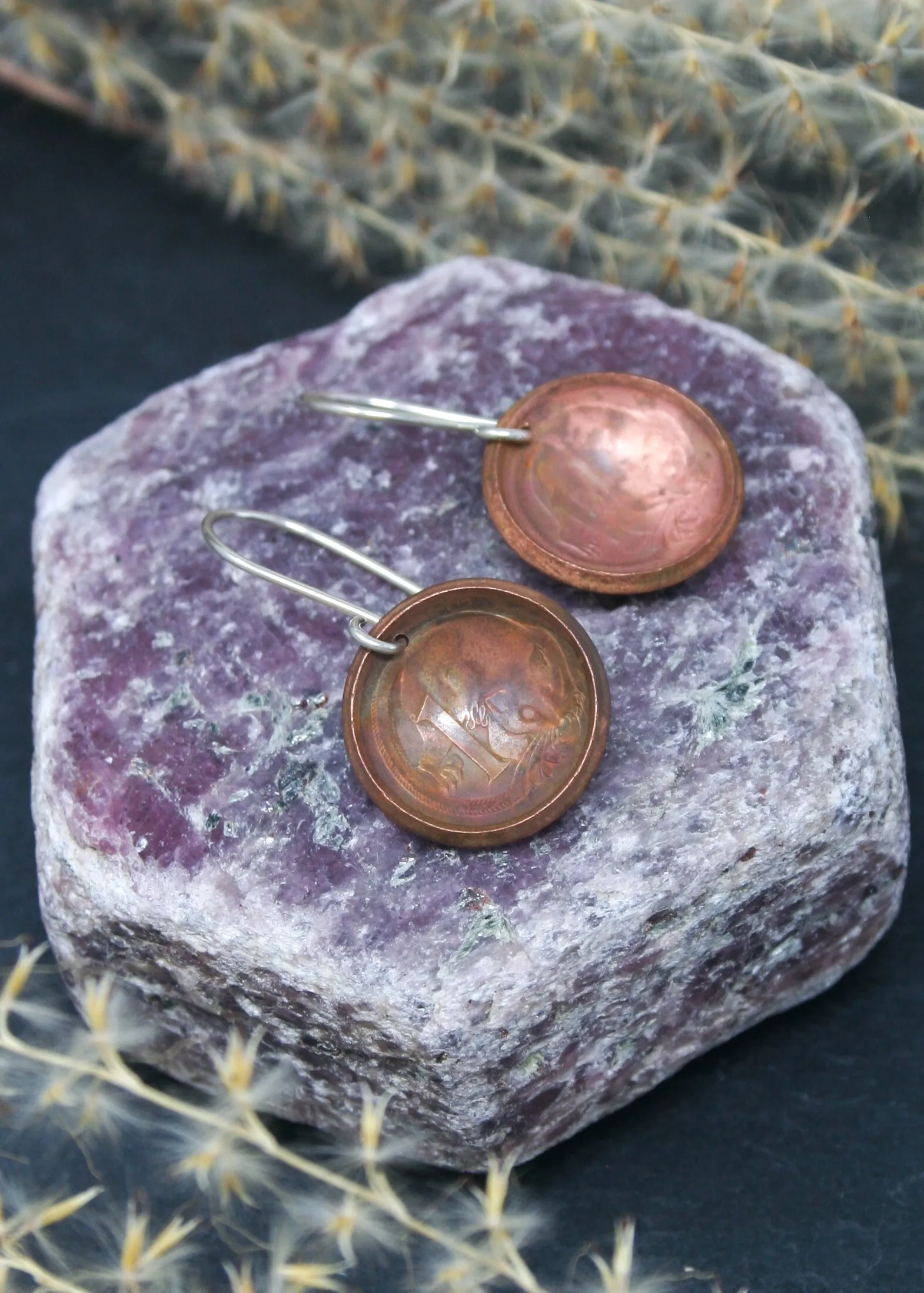 Australia World Coin Earrings