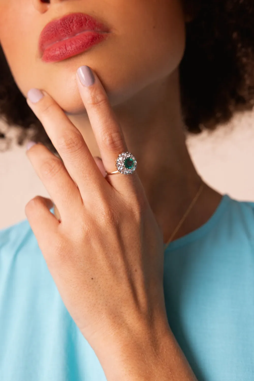 Beruit Emerald Diamond Ring