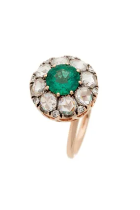 Beruit Emerald Diamond Ring