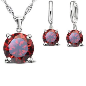 Bubble Pop Electric Red Gem Dainty Set