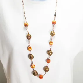 Callidora Beaded Costume Jewelry Necklace