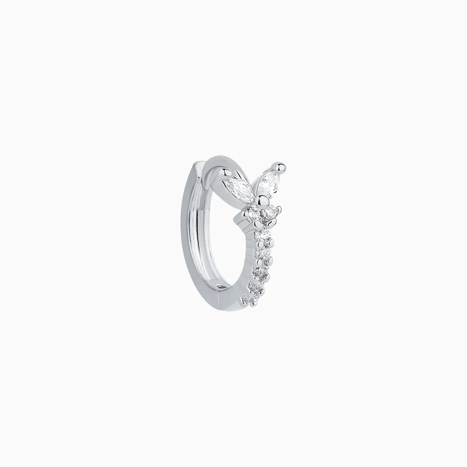 Charm Butterfly Helix Hoop