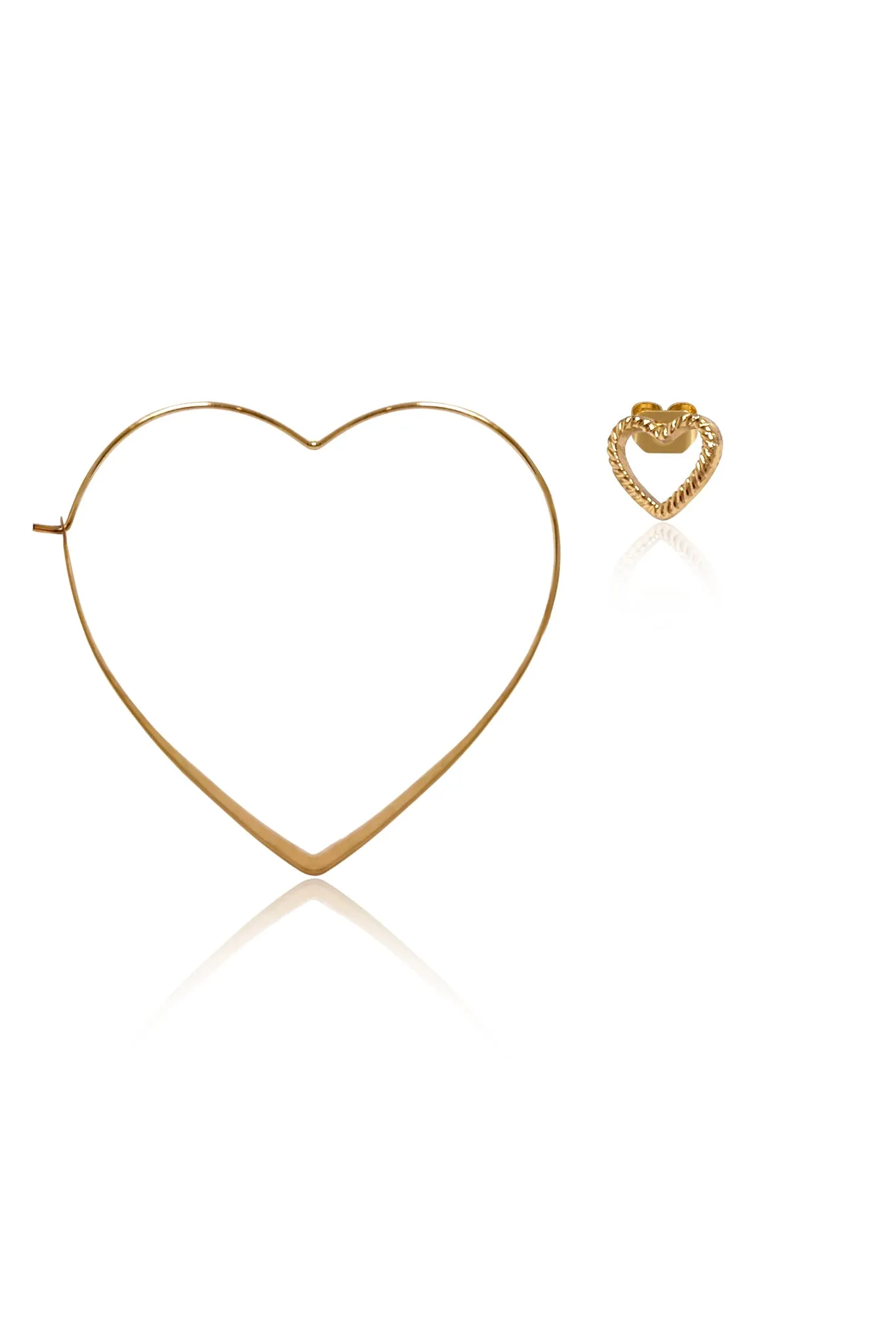 COLETTE Duo Heart Earring Set