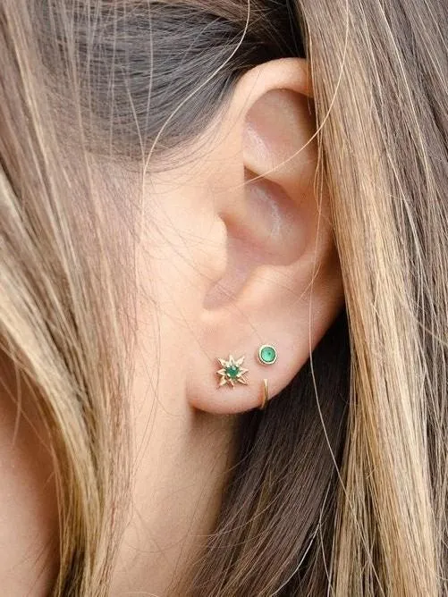 Constance Emerald Zirconia Earrings