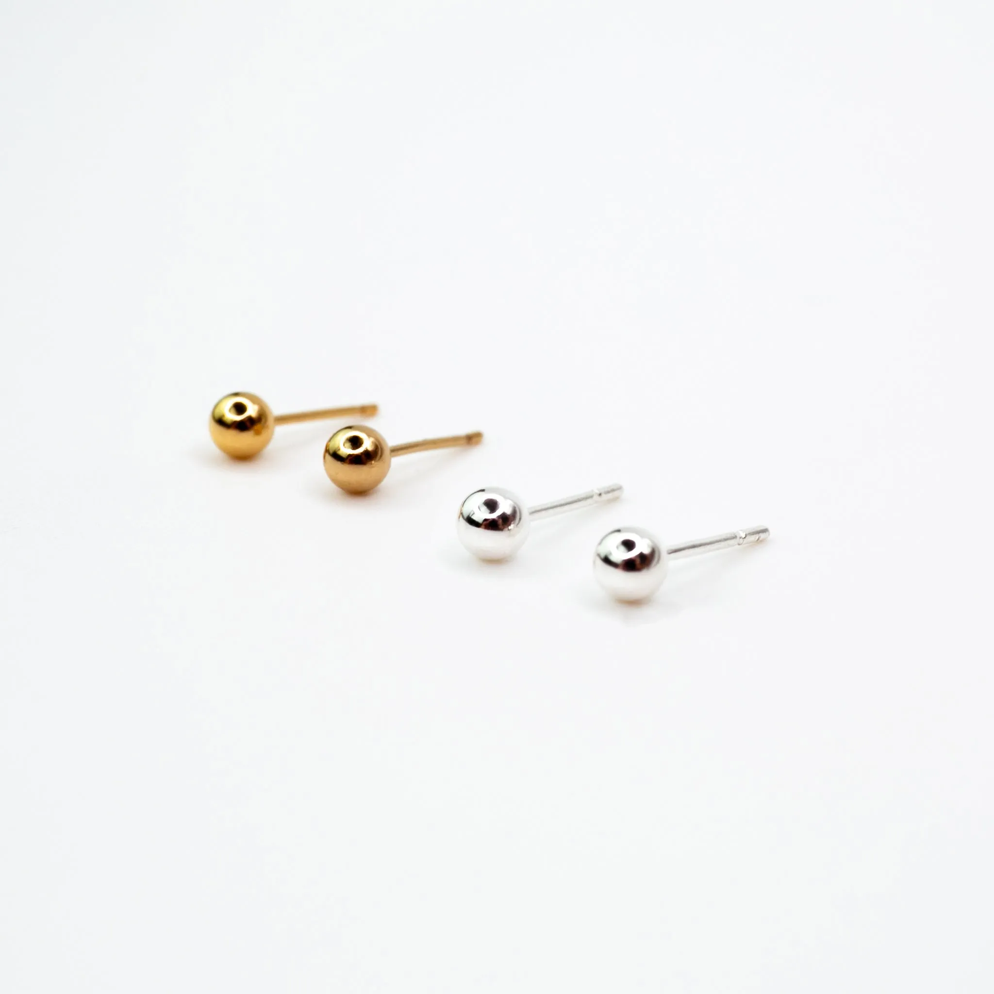 Dainty Sphere Studs