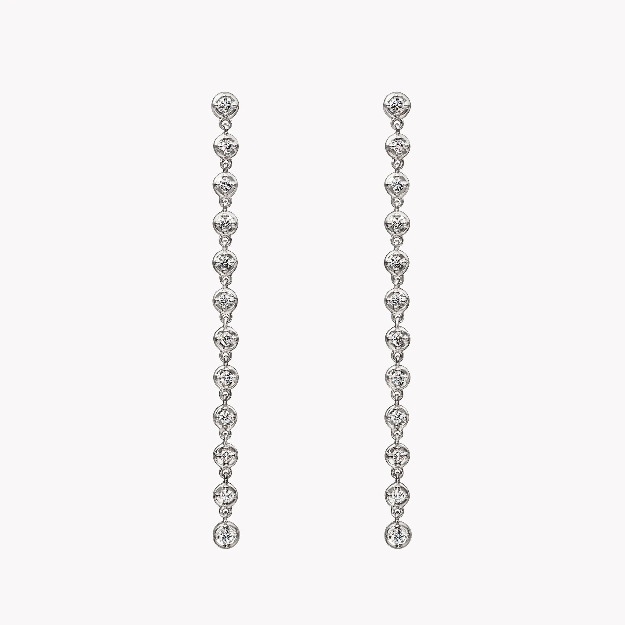 Diamond Dangle Earrings