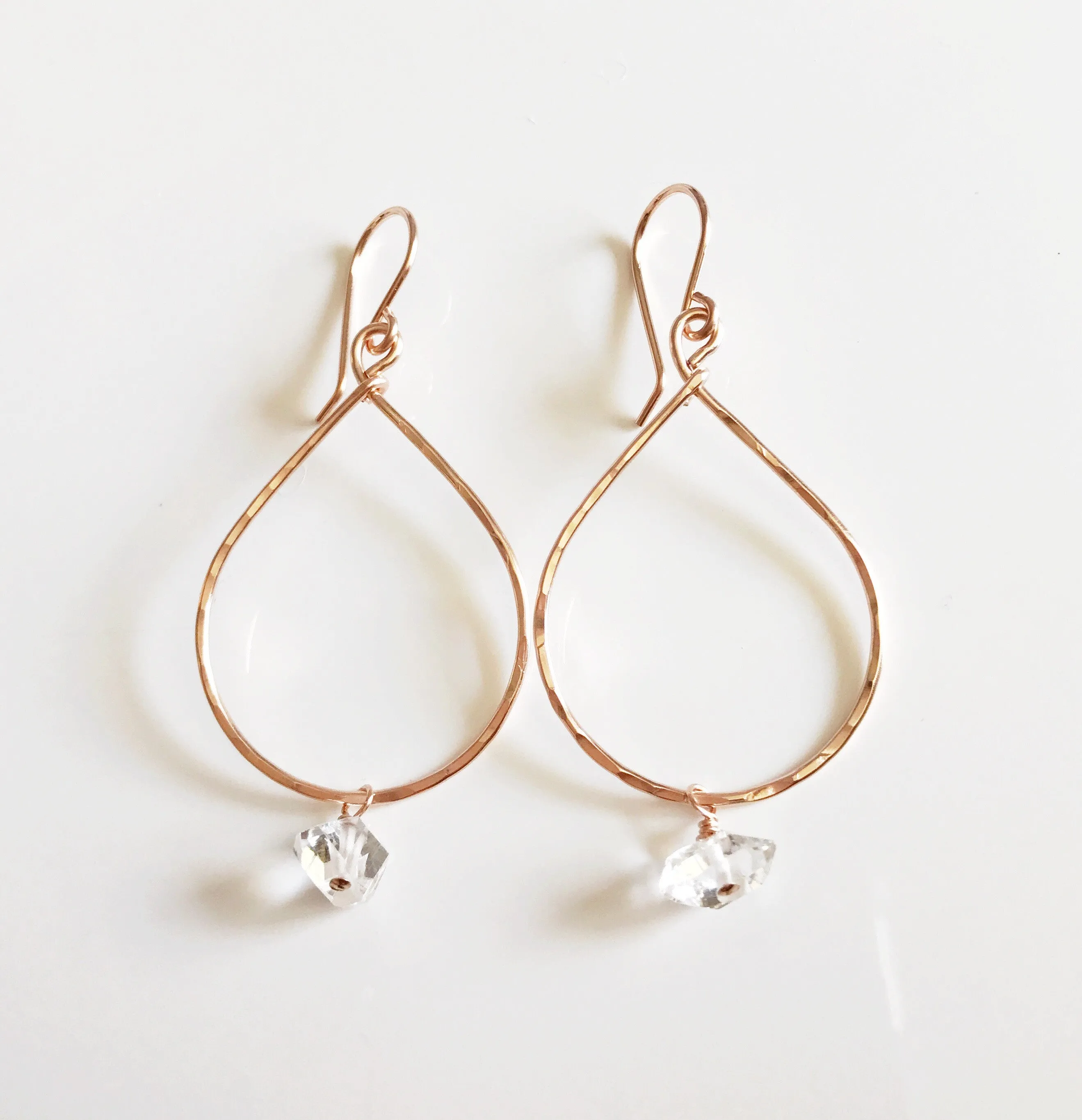 Earrings Nerida- herkimer diamond (E376)