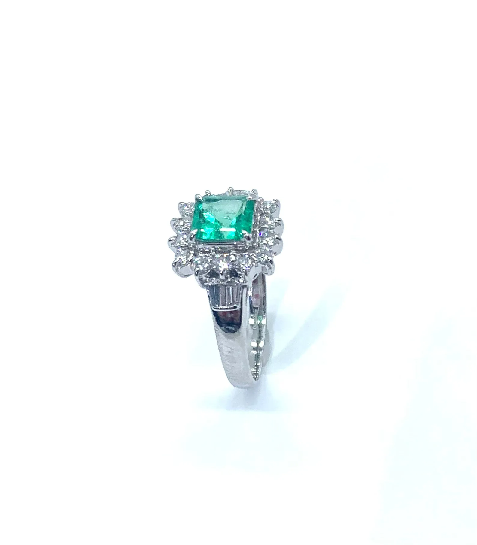 Emerald & Diamond Ring