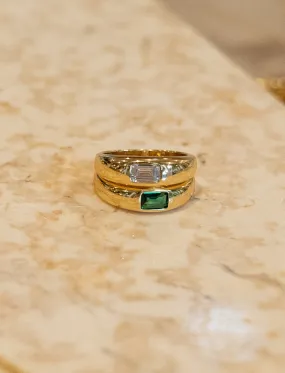 Emerald Nola Ring