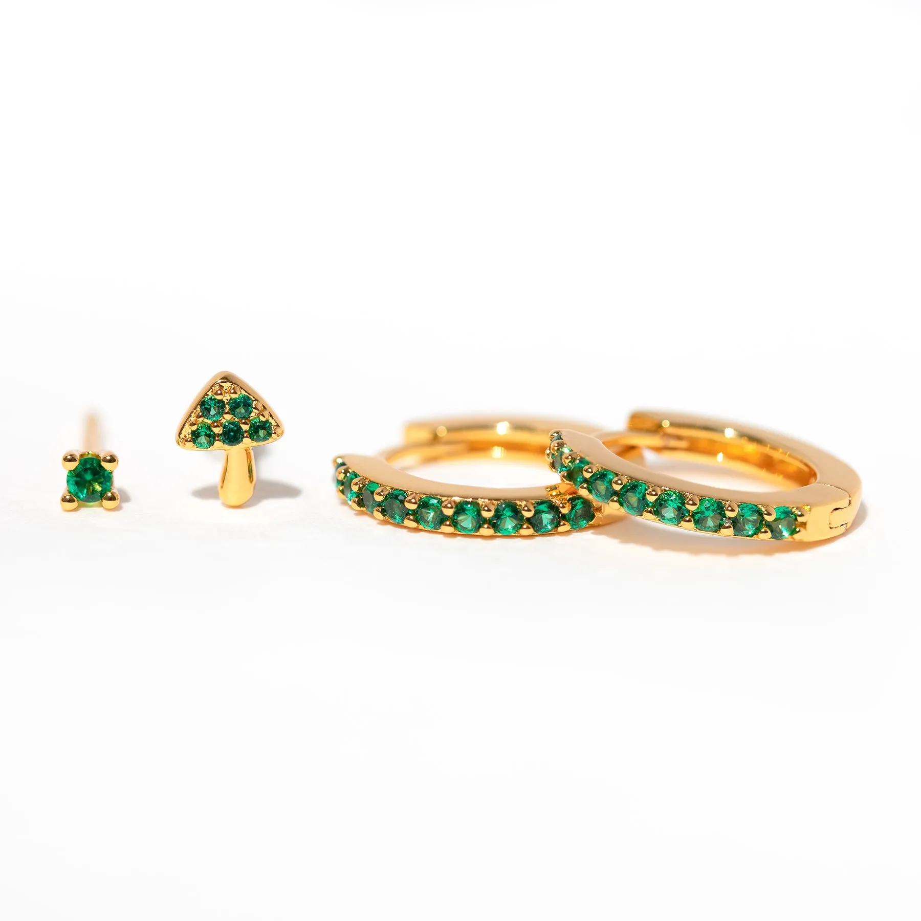 Everyday Emerald Earring Set