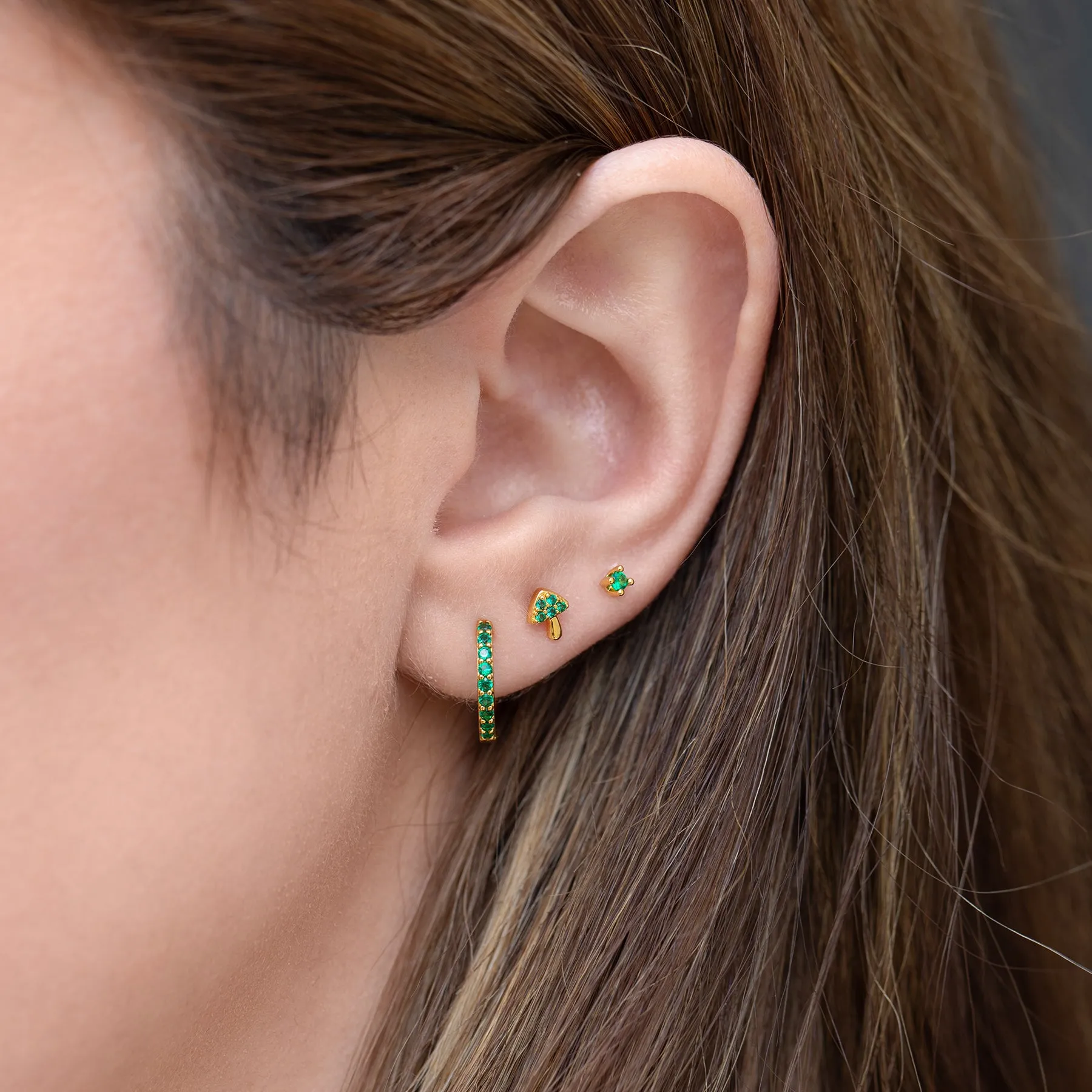 Everyday Emerald Earring Set