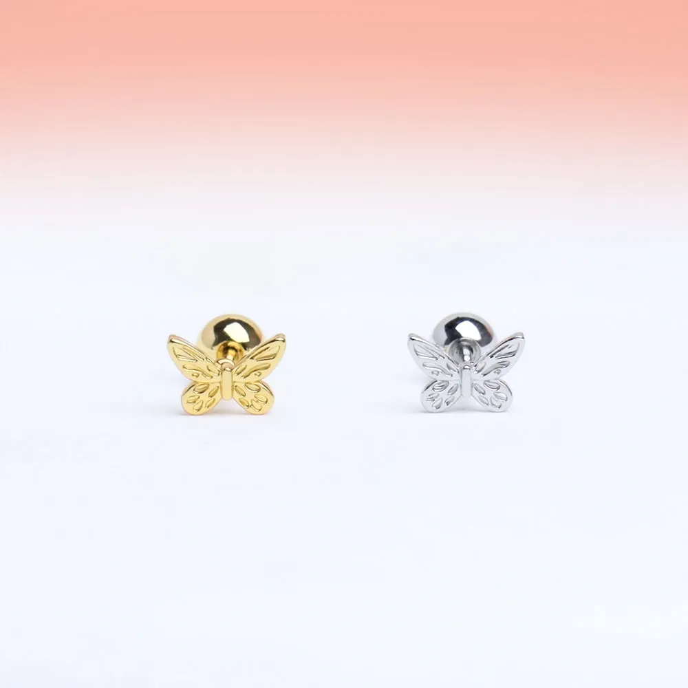 Exquisite Retro Butterfly Stud