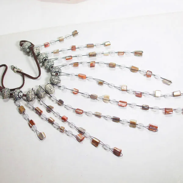 Faren Wire & Bead Design Jewelry Necklace