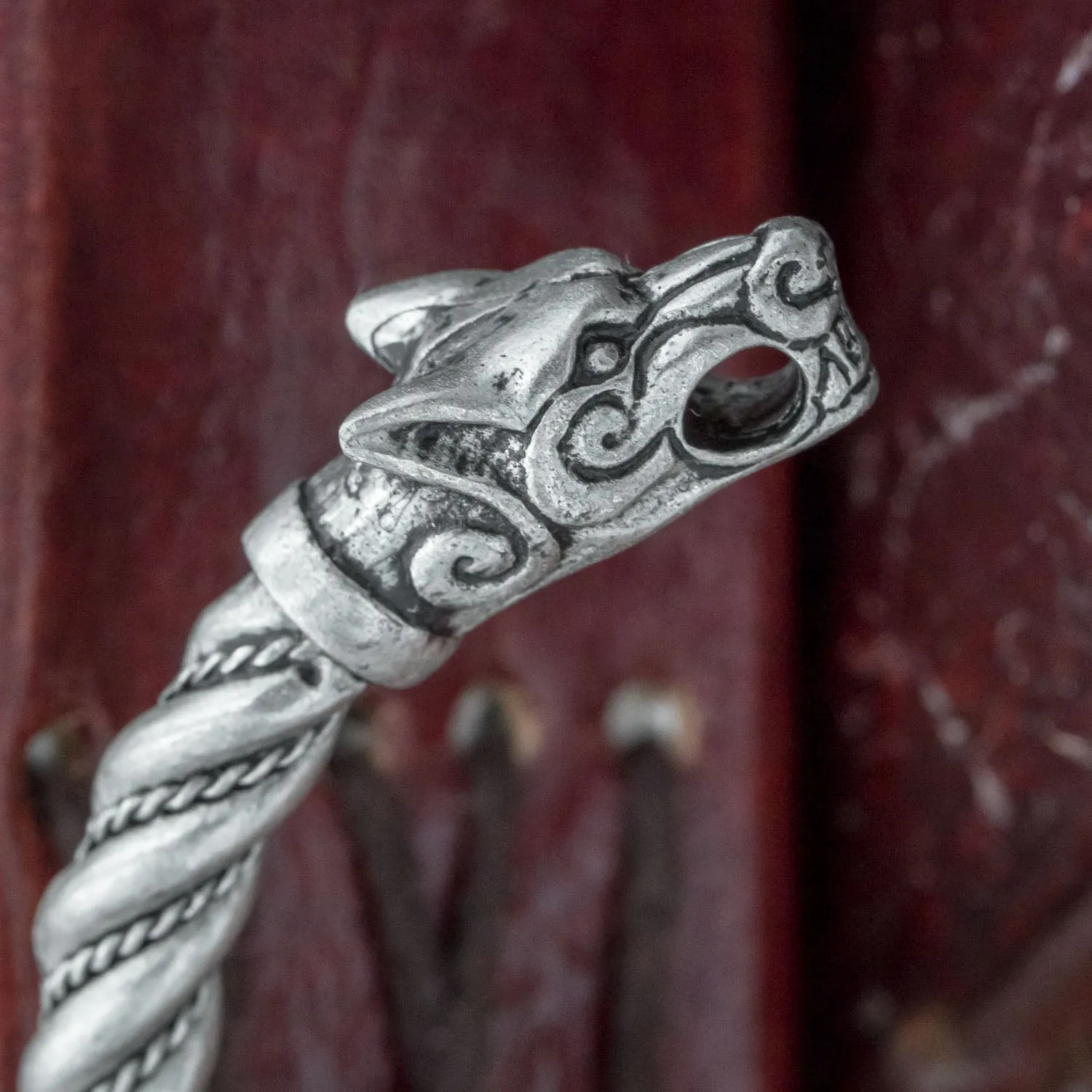 Fenrir (Wolf Head) Arm Ring