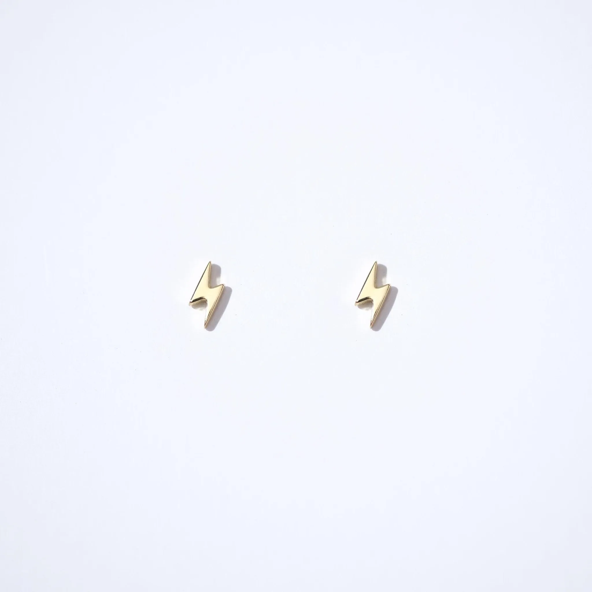 Fine Essentials - Lightning bolt stud earrings