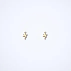 Fine Essentials - Lightning bolt stud earrings