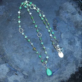 Freshwater - Chrysoprase Necklace