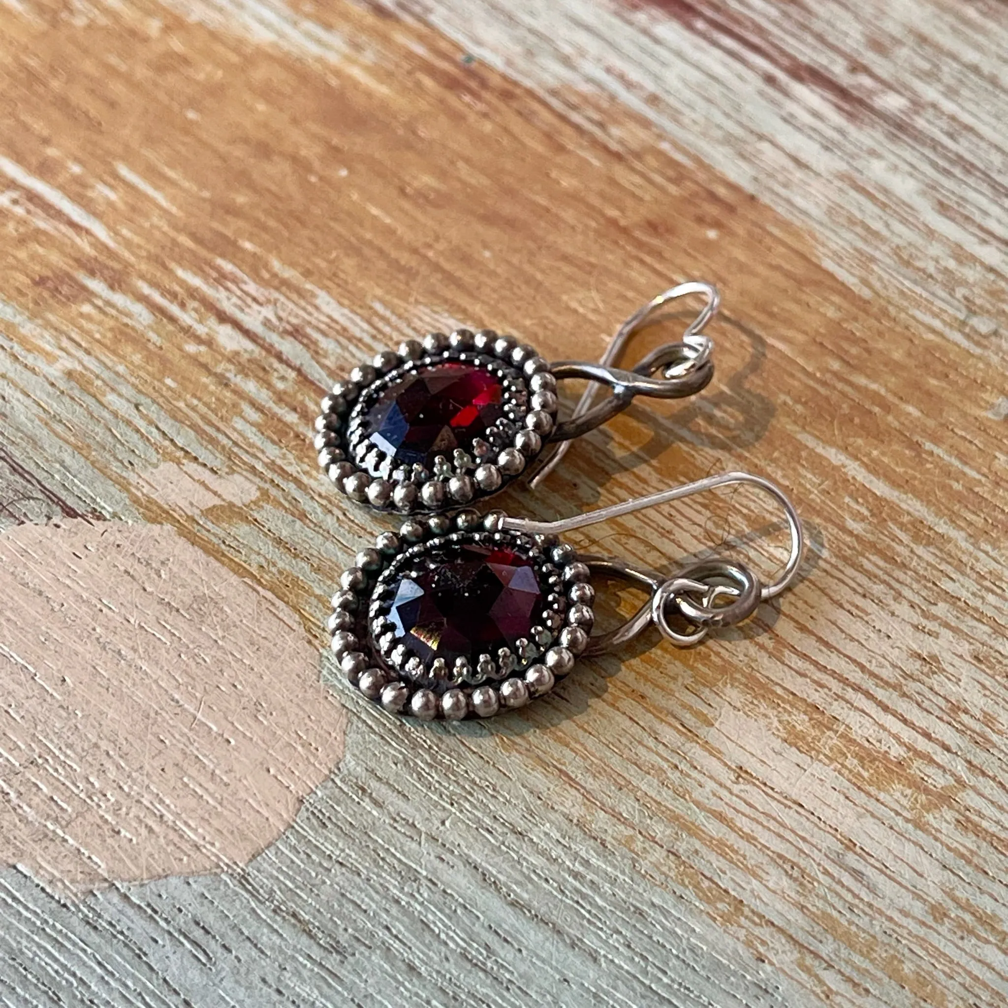 Garnet Earrings