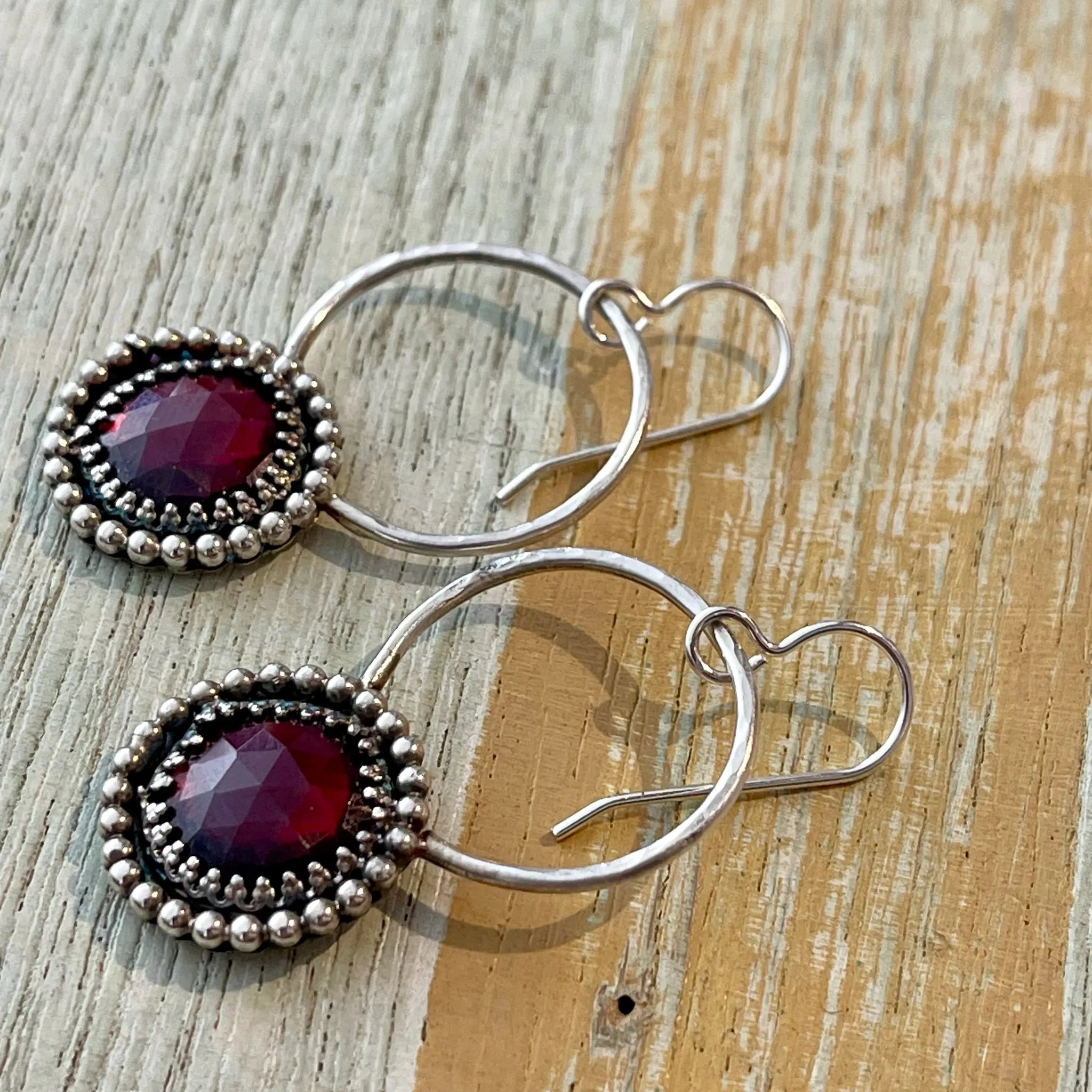 Garnet Earrings