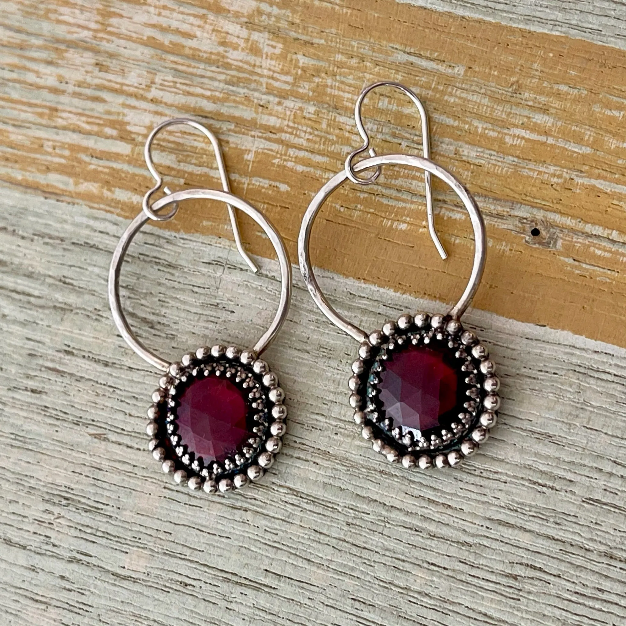 Garnet Earrings