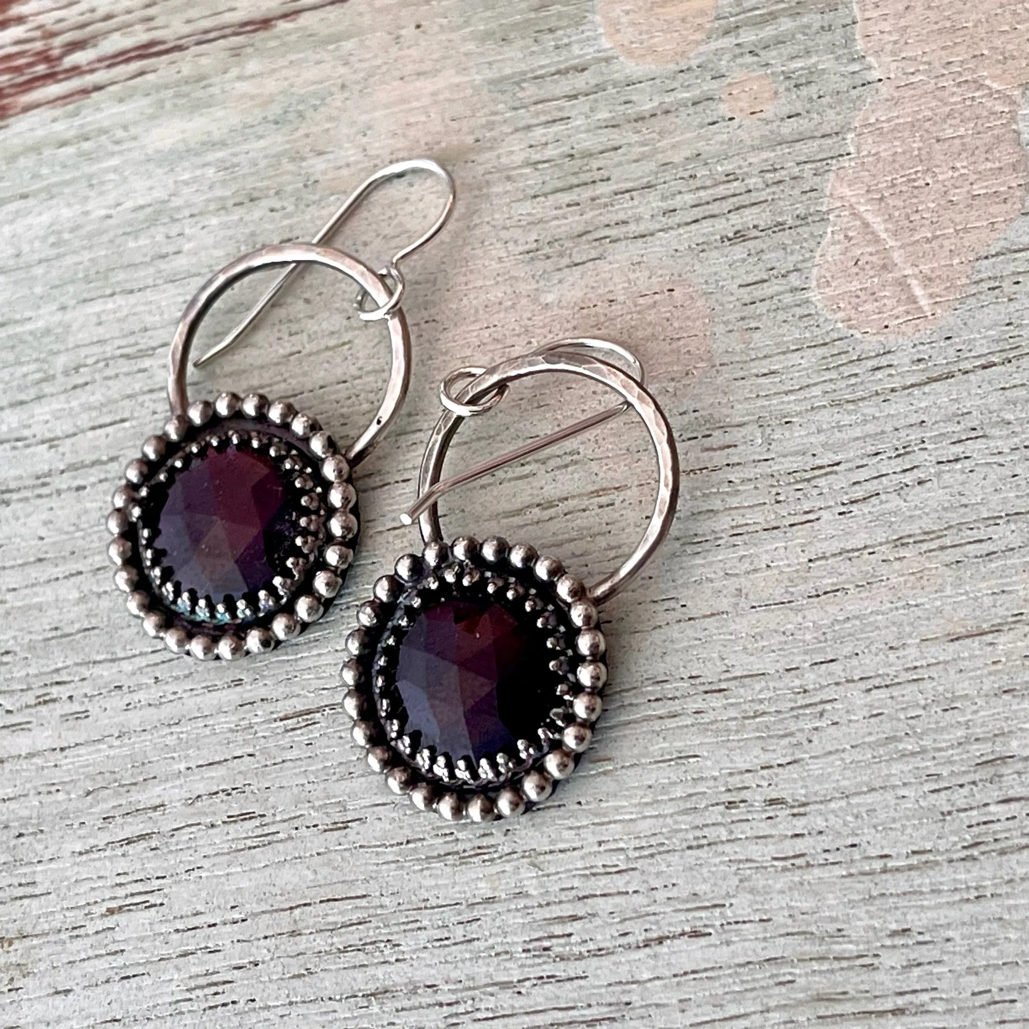 Garnet Earrings