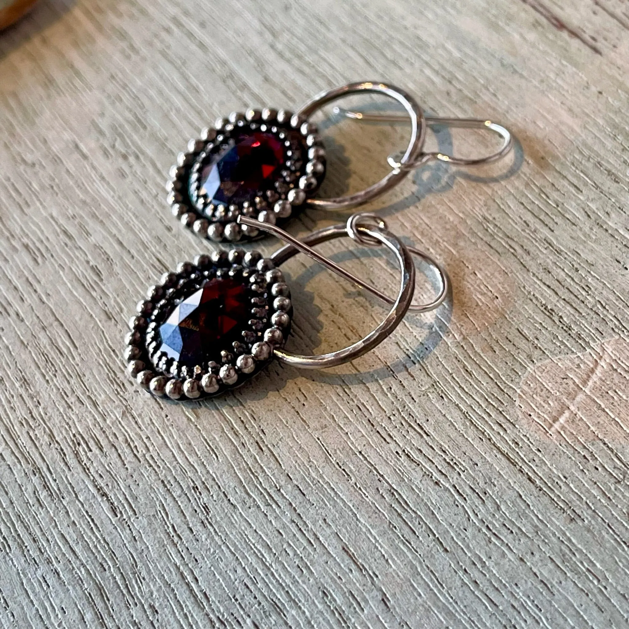 Garnet Earrings