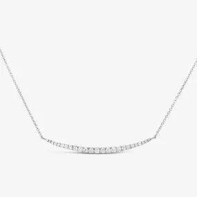 Graduated Curved Bar Necklace