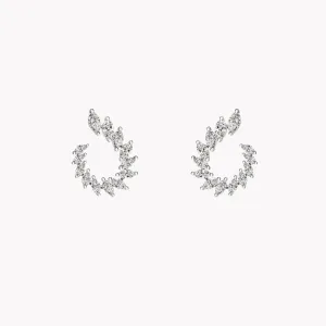 Graduated Marquise Diamond Earrings