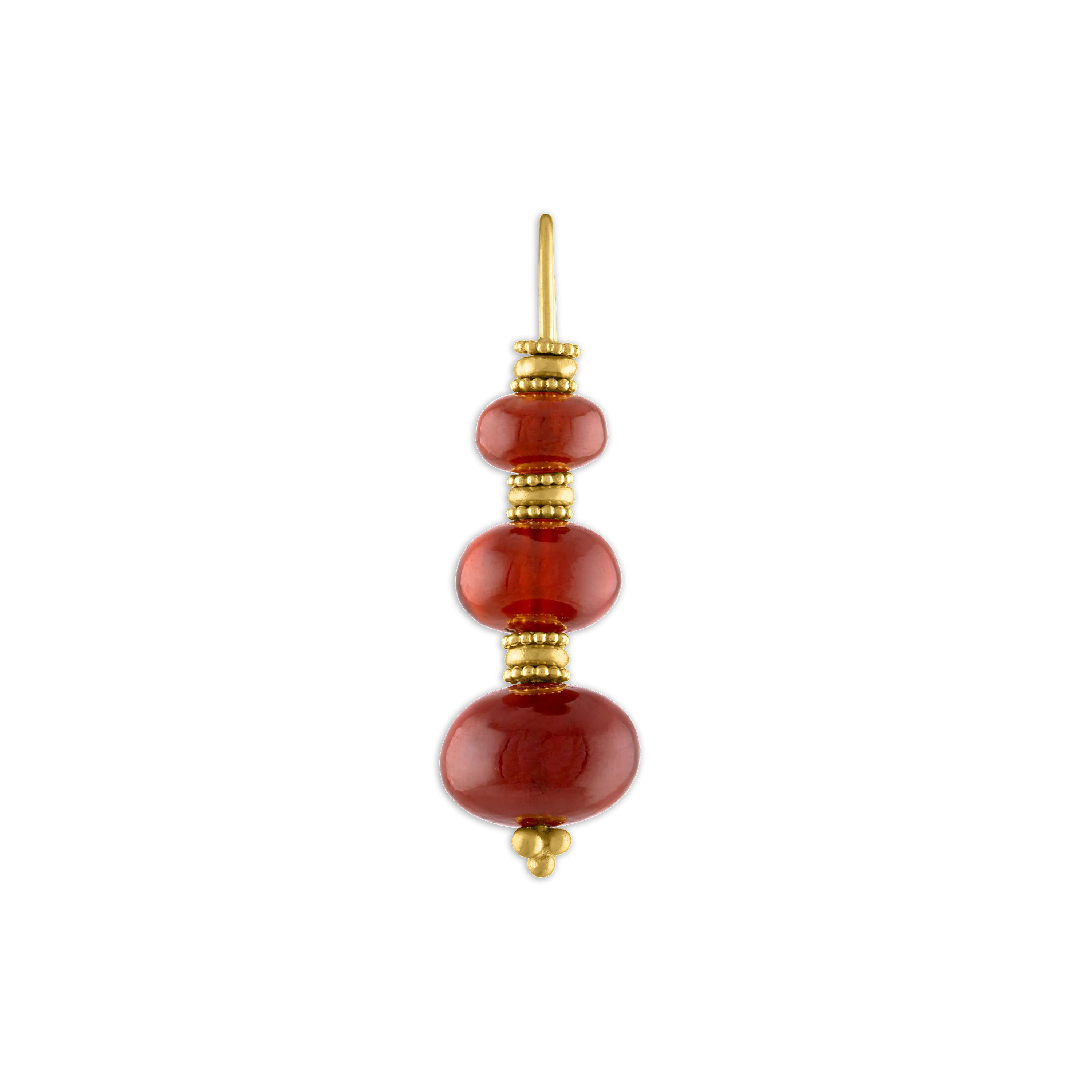 Graduated Spessartite Garnet Linea Earring