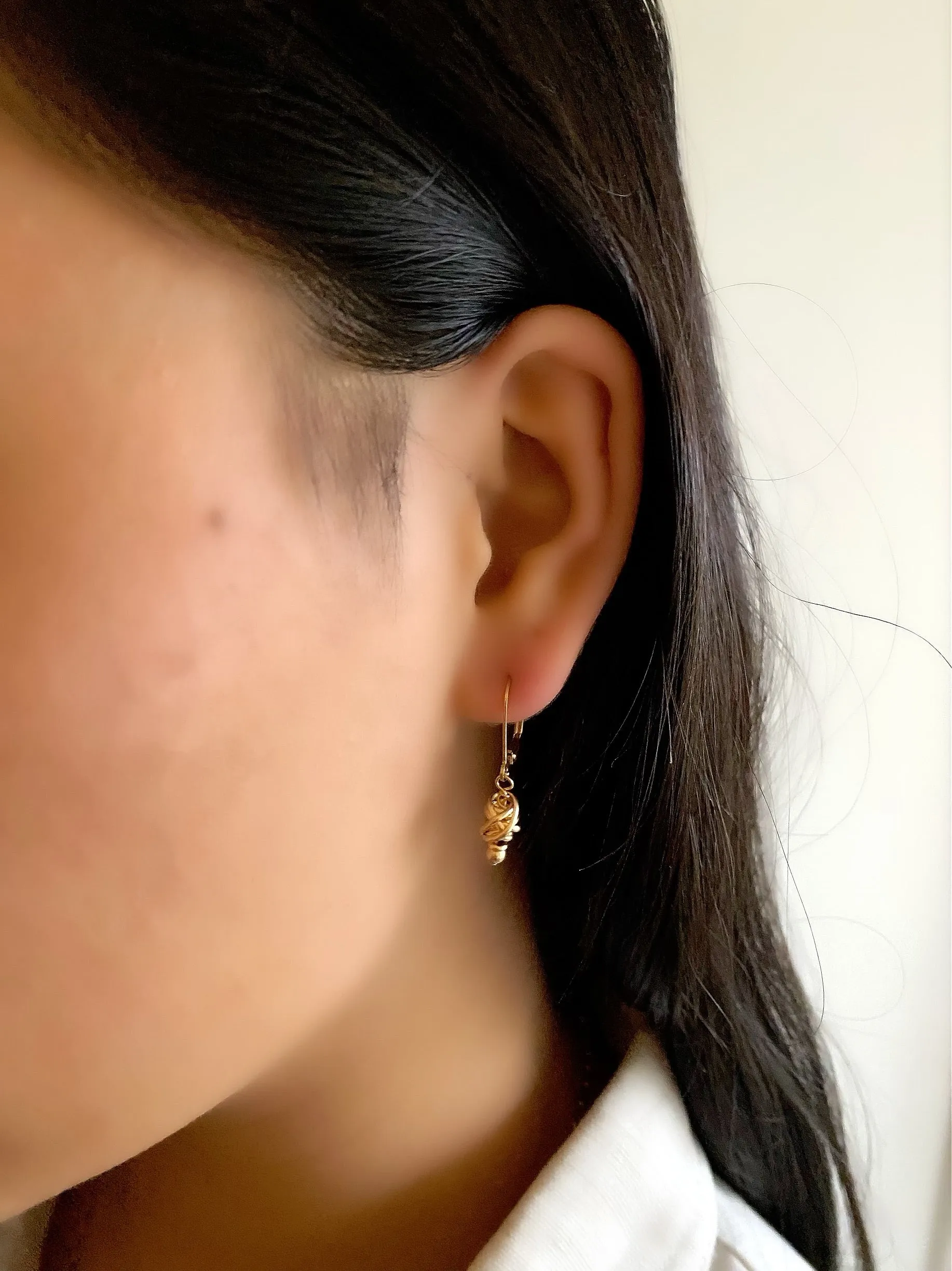 HERA Collection:  Hera Gold Wrapped Earrings