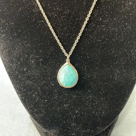 IppolitaSterlingTurquoise Oval Necklace