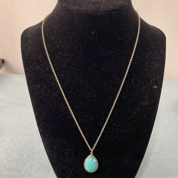 IppolitaSterlingTurquoise Oval Necklace