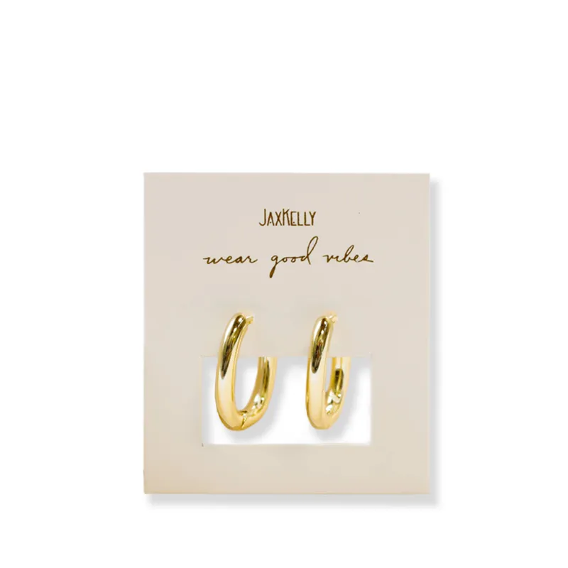 JAXKELLY | Medium Rectangle Hoops