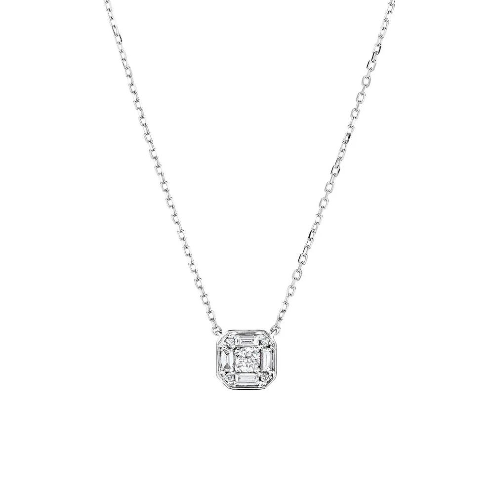 Lab Grown Diamond Mosaic Necklace