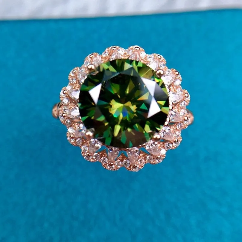 Luxury Stunning Huge Emerald Ring - Adjustable