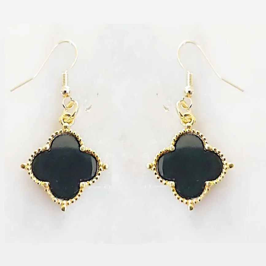 Lydia Black Earrings