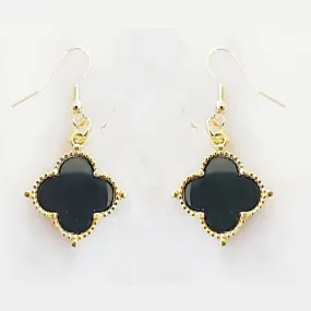 Lydia Black Earrings