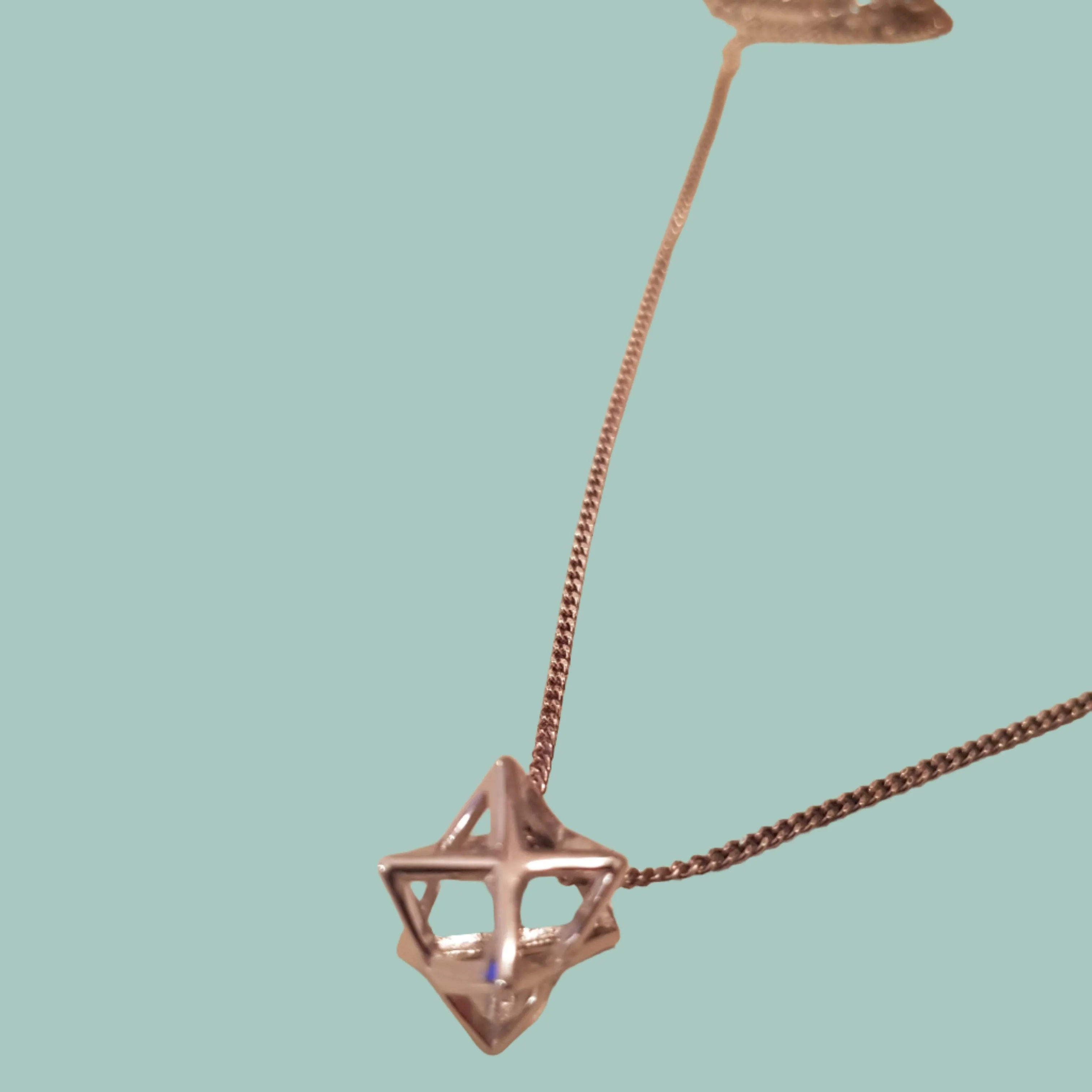 Merkaba Star of David Necklace - Jewish symbolic jewelry Merkava Necklaces