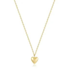 MICRO HEART CHARM NECKLACE