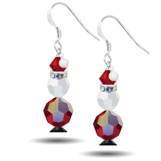 Mini Santa Earrings - Christmas Jewelry Making Kit