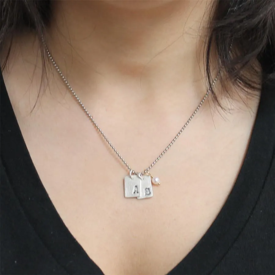 Modern Initial Necklace