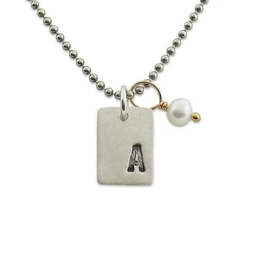 Modern Initial Necklace