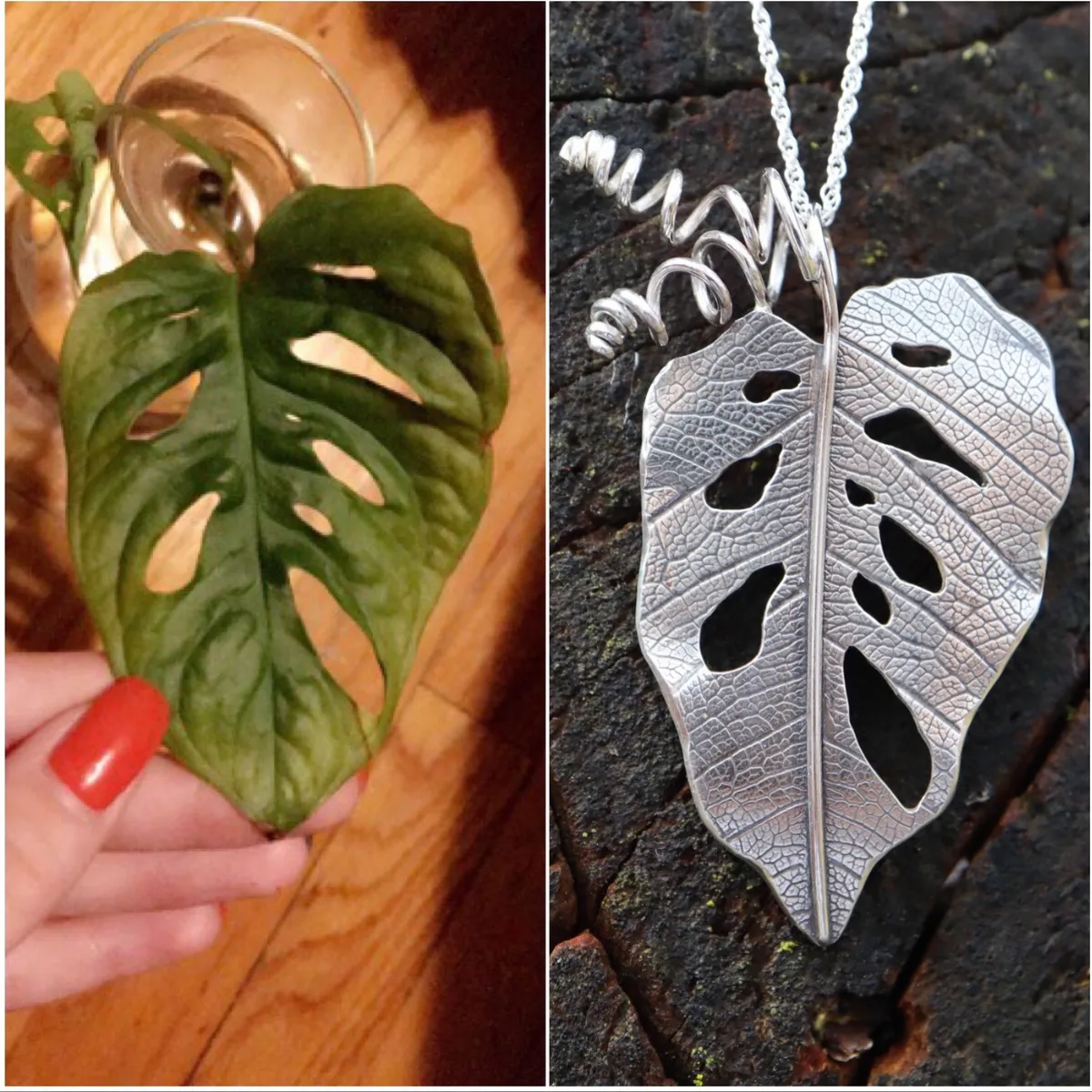 Monstera Adansonii Jewelry Set