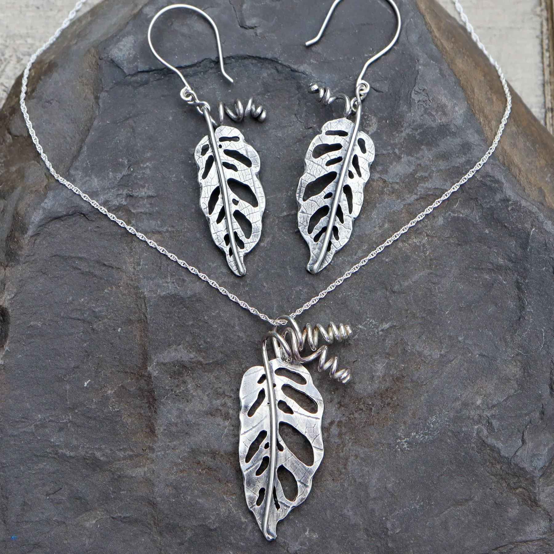 Monstera Adansonii Jewelry Set