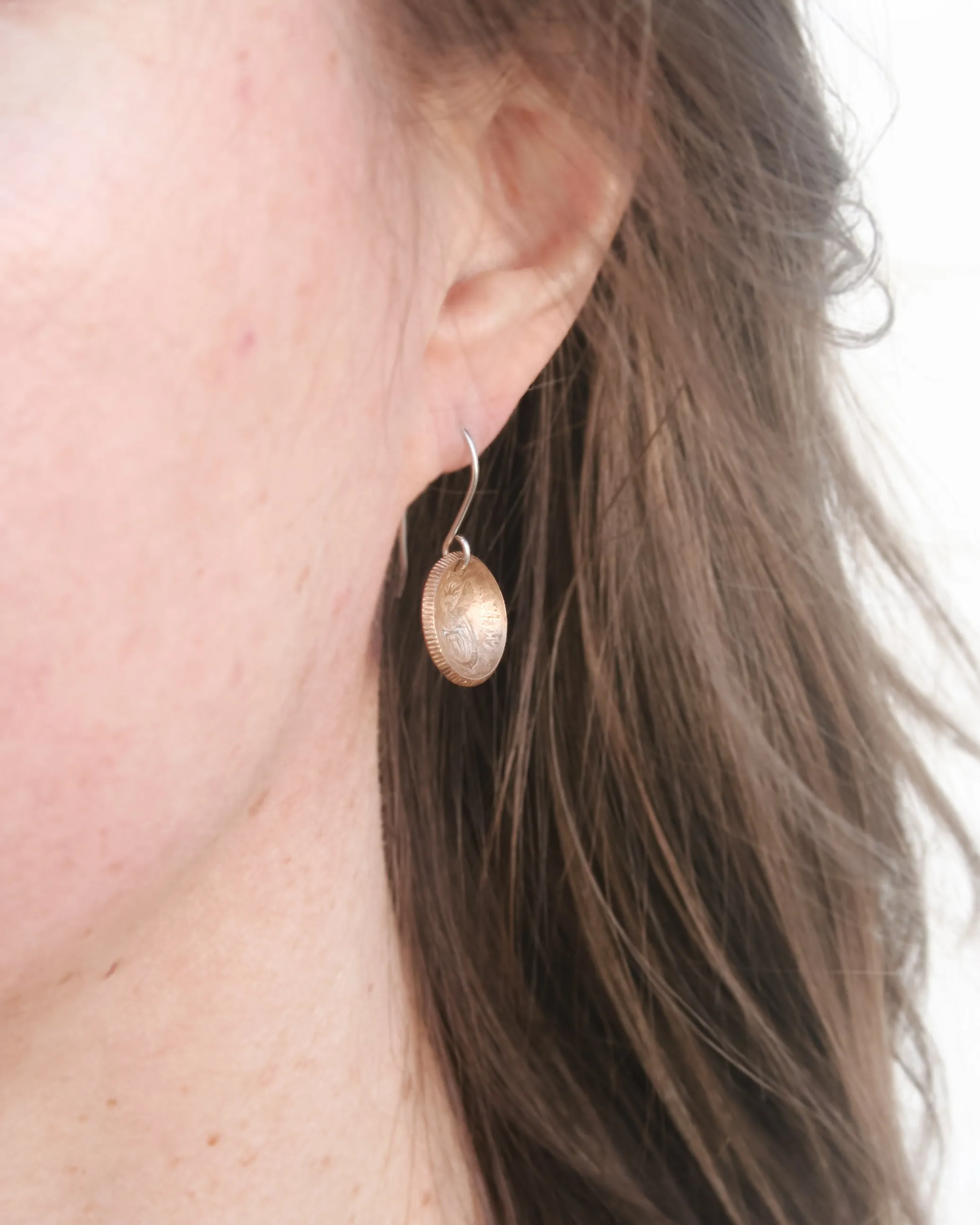 Norway World Coin Earrings